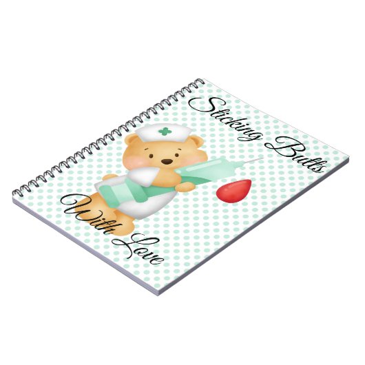 Niedlicher Zuckerbär Notizblock (Linke Seite)