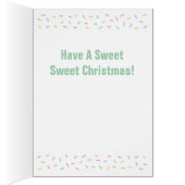 Niedlicher Zuckerguss Der Schneemann Funny Christm (Innen (Rechts))