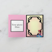 Niedlicher Zuckerschädel Dankeskarte (Innenseite)