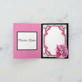 Niedlicher Zuckerschädel Dankeskarte (Innenseite)