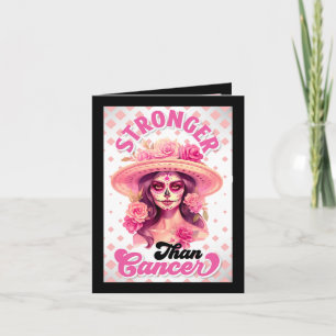 Niedlicher Zuckerschädel Dankeskarte