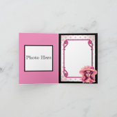 Niedlicher Zuckerschädel Dankeskarte (Innenseite)