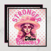 Niedlicher Zuckerschädel Feiertagskarte (Vorne/Hinten)