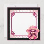 Niedlicher Zuckerschädel Feiertagskarte (Rückseite)