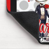 Niedlicher Zuckerschädel Mousepad (Ecke)