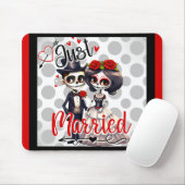 Niedlicher Zuckerschädel Mousepad (Mit Mouse)