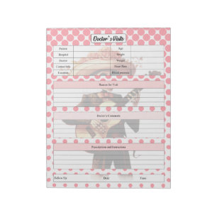 Niedlicher Zuckerschädel Notizblock