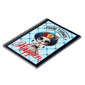 Niedlicher Zuckerschädel Notizblock (Linke Seite)