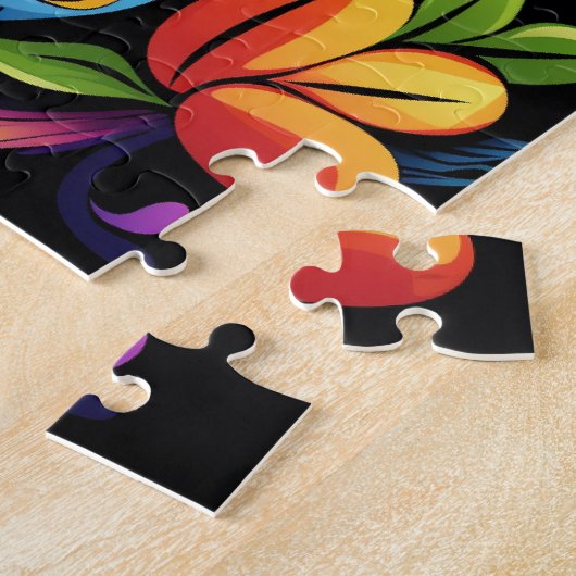 Niedlicher Zuckerschädel Puzzle (Seite)