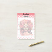 Niedlicher Zuckerschädel Wichtige Hinweise Post-it Klebezettel (Auf Schreibtisch)