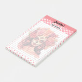 Niedlicher Zuckerschädel Wichtige Hinweise Post-it Klebezettel (angewinkelt)