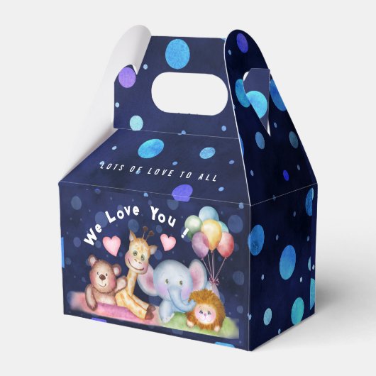 Niedlicher Zug - GefälligkeitsBox Geschenkschachtel (Rückseite)