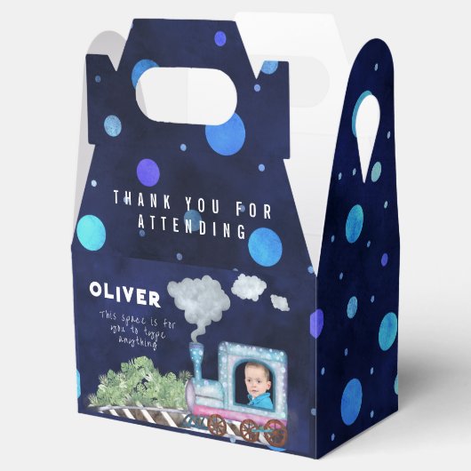 Niedlicher Zug - GefälligkeitsBox Geschenkschachtel (Geöffnet)