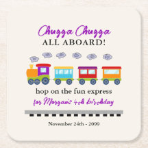 Niedlicher Zug zum Geburtstag