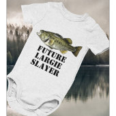 Niedlicher Zukunftsfisch Largemouth Bass Slayer Baby Strampler