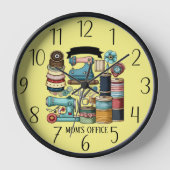 niedlicher zusätzlicher Mama Büronähraum Uhr (Vorderseite)