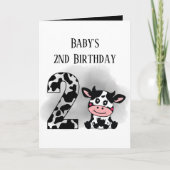 niedlicher zusätzlicher Sentiment Baby's zweiter G Karte (Vorderseite)