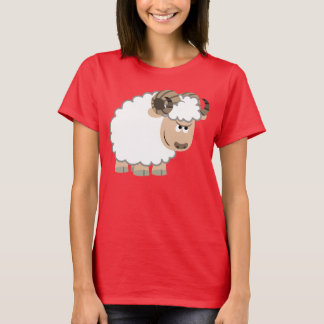 Niedlicher zuversichtlicher Cartoon Ram Women T - T-Shirt