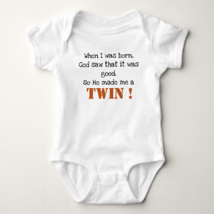 Niedlicher Zweifarben-Sprichwort-Babyanzug Baby Strampler