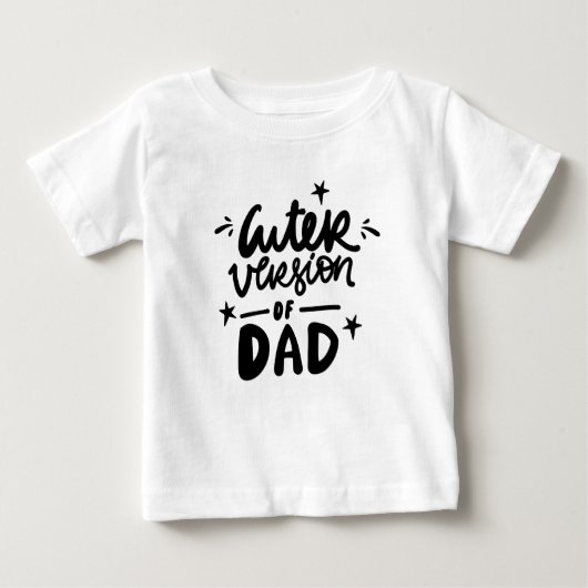 Niedlichere Version von Vater Funny Baby T - Shirt (Vorderseite)
