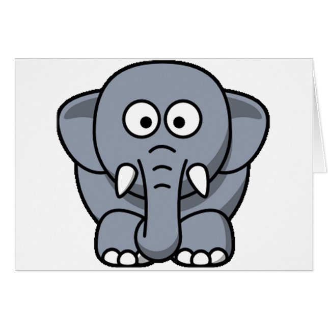 Niedlicherer Elefant (Vorderseite (Horizontal))