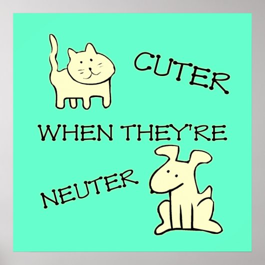 Niedlicheres Poster (Vorne)