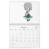 Niedliches 2012 kalender (Feb 2027)