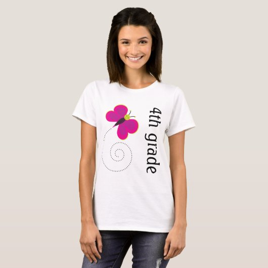 Niedliches 4. Grad-T-Shirt T-Shirt (Vorne ganz)