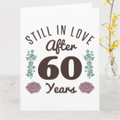 Niedliches 60-jähriges Jubiläum Karte (Gelbe Blume)