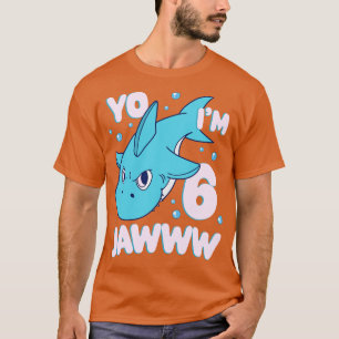 Niedliches 6. Geburtstag Kinder T-Shirt