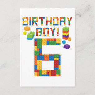 Niedliches 6. Geburtstagsgeschenk 6 Jahre Altes Ge Begleitkarte