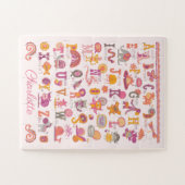 Niedliches ABC Animal Alphabet Puzzle (Horizontal)