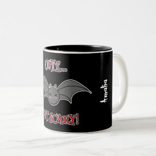 Niedliches, aber Beängstigendes Becken Name hinz Zweifarbige Tasse