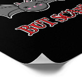 Niedliches, aber Beängstigendes Becken Poster (Ecke)