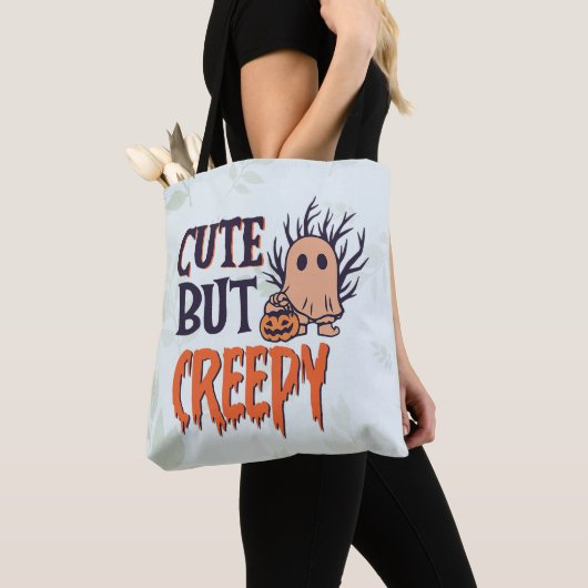 Niedliches aber grauenhaftes Ghost Halloween Tasche (Von Nahem)