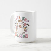 Niedliches aber grauenhaftes Halloween Kaffeetasse (Vorderseite Links)