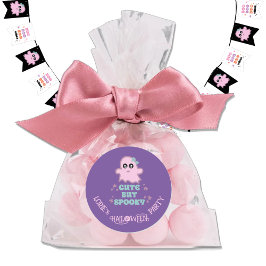 Niedliches, aber unheimliches Halloween Custom Runder Aufkleber