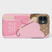 Niedliches Abgabefrist-Geschlecht decken Case-Mate iPhone Hülle (Rückseite (Horizontal))