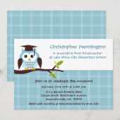 Niedliches Abschluss-Party des grundlegenden Einladung (Vorne/Hinten)