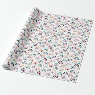Niedliches Abstraktes Doodmuster Geschenkpapier