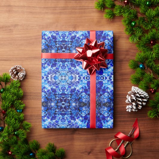Niedliches abstraktes Leuchtglas Geschenkpapier (Feiertagsgeschenk)