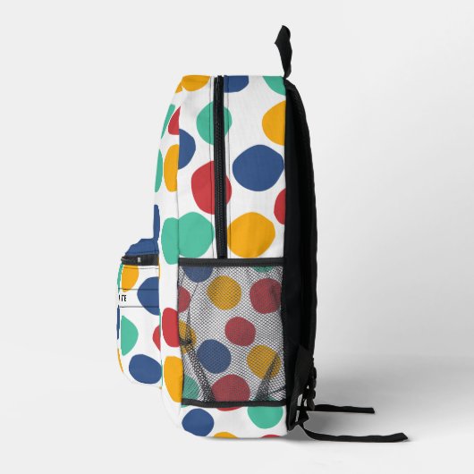 Niedliches Abstraktes Muster Bedruckter Rucksack (Rechts)