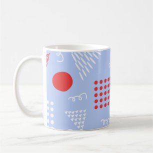 Niedliches abstraktes Muster Kaffeetasse