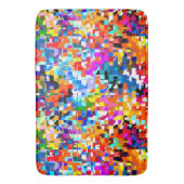 Niedliches abstraktes Quadrat Notebook Badematte (Vorderseite Vertikal)