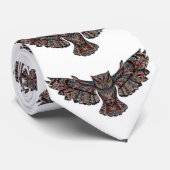 Niedliches Abstraktes Schellfliegen Krawatte (Gerollt)