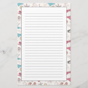 Niedliches Abstraktes Sommermuster Briefpapier