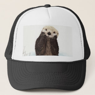Niedliches Adorable Fluffy Otter Animal Truckerkappe