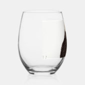 Niedliches Adorable Fluffy Otter Animal Weinglas Ohne Stiel (Rechts)