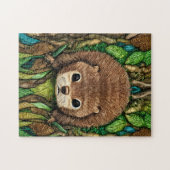 Niedliches Adorable Kleine Baby Beaver Puzzle (Horizontal)