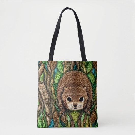 Niedliches Adorable Kleine Baby Beaver Tasche (Vorderseite)